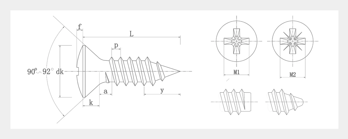 Phillips Oval Head Sheet Metal Screws-AYA Fasteners-2D